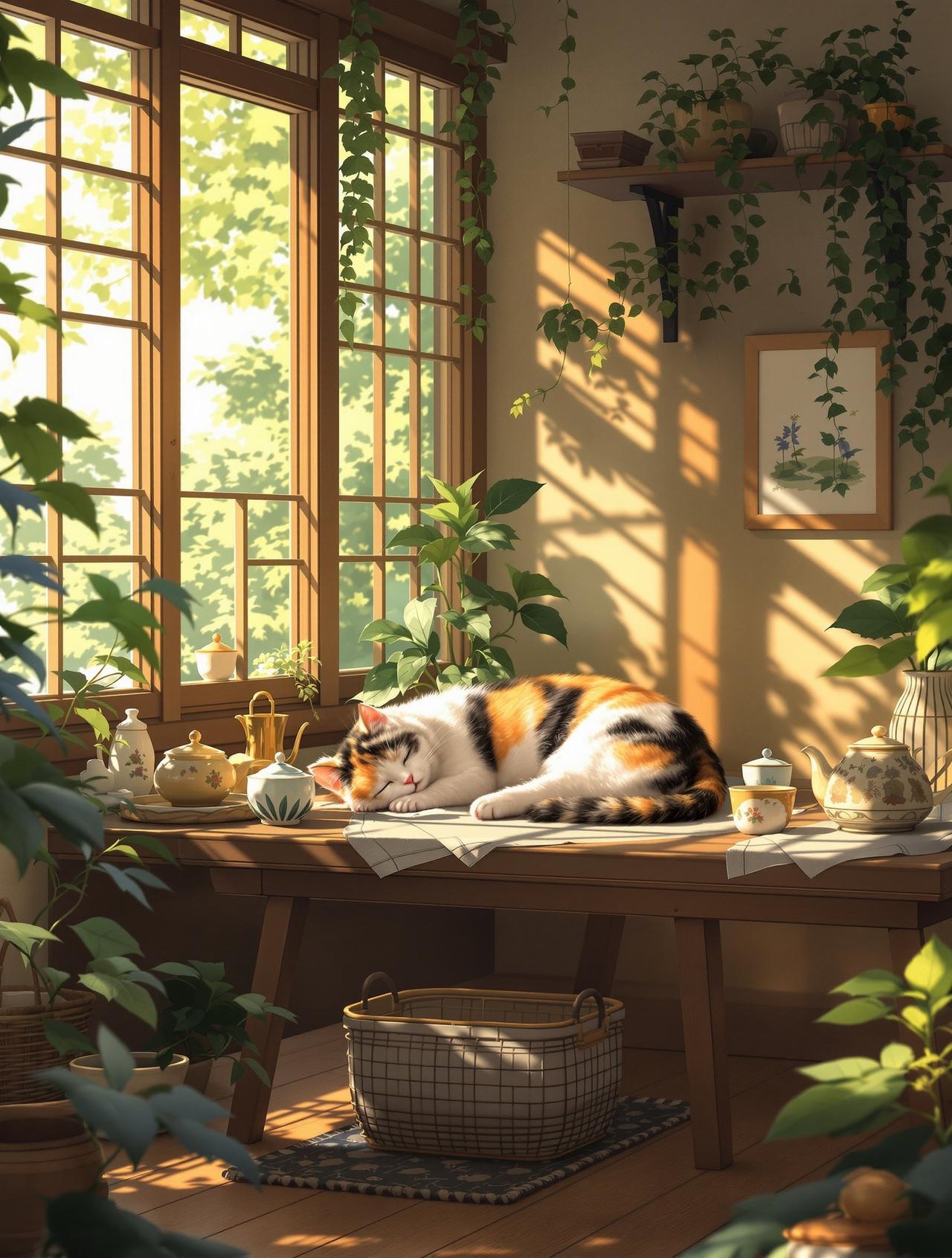 番茄短剧在线 猫与茶屋 - 慢生活物语，温情日常治愈短剧